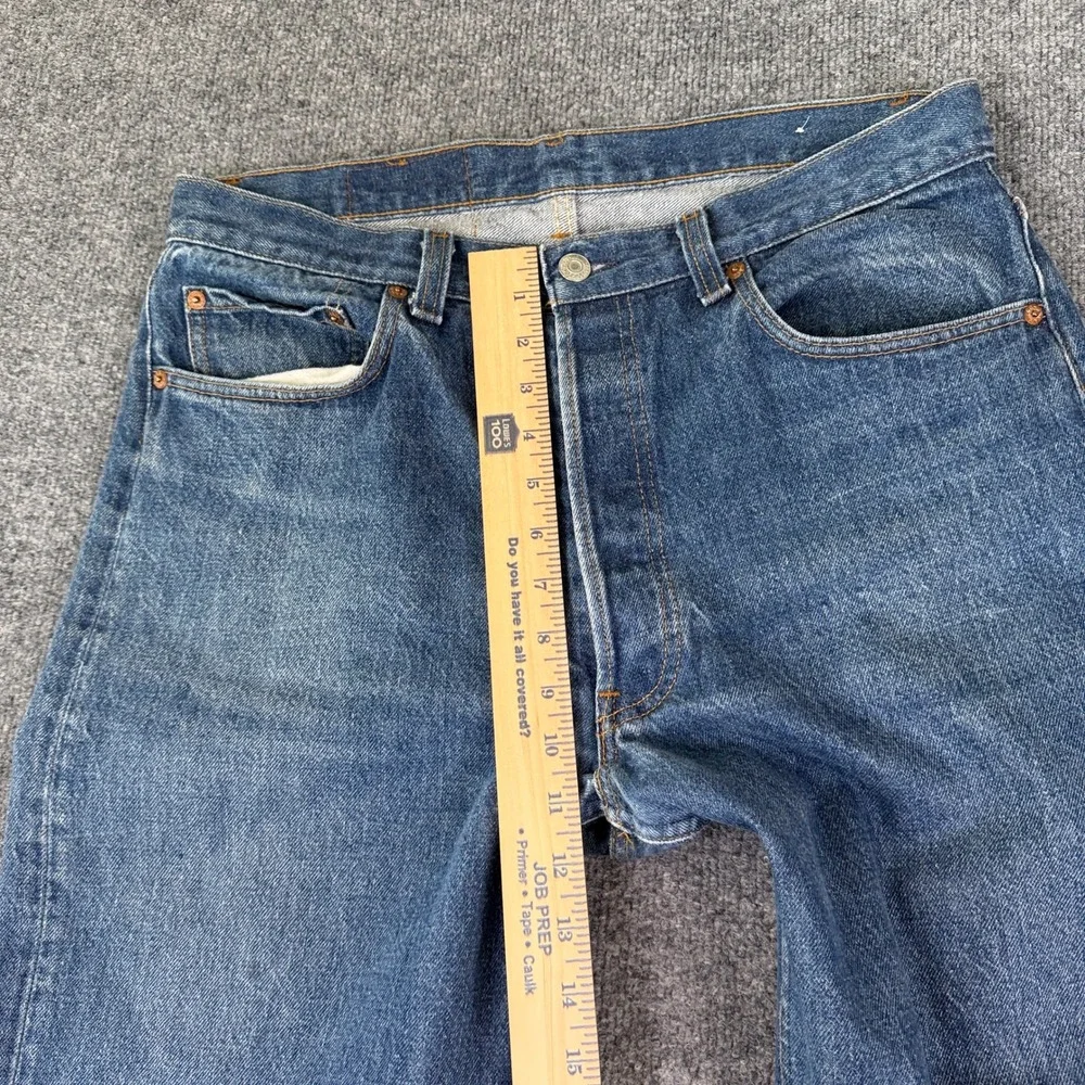 VTG 80s Levis 501 Jeans Mens FITS 34x34 Blue Faded Denim STF 0000 Made in USA